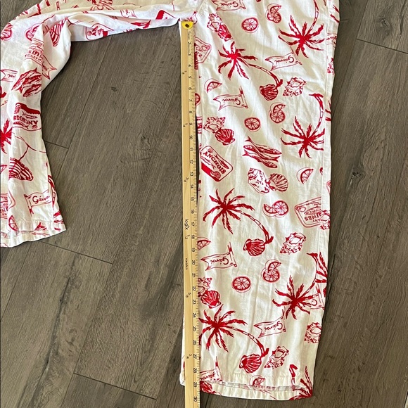 Angel Kiss Red and White Drawstring Pants - Picture 5 of 11